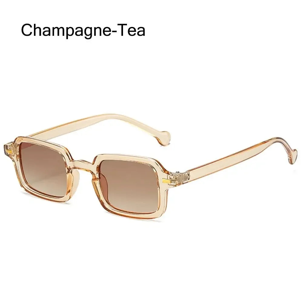 Rivet Rectangle Sunglasses