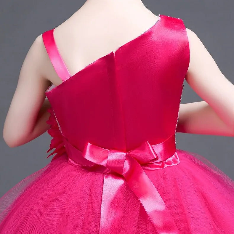 Multicolored Dance Dress Girls Modern Dance Costume Girls Contemporary