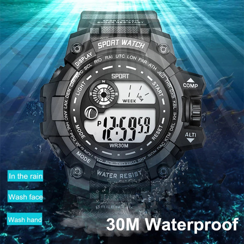 Men's LED Digital Sport Watch