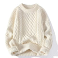 Trendy Knitted Sweater For Men Casual Round Neck Pullover Male Knitted Soft Fall Winter Fashion Long Sleeve Mens Kntwear Outwear
