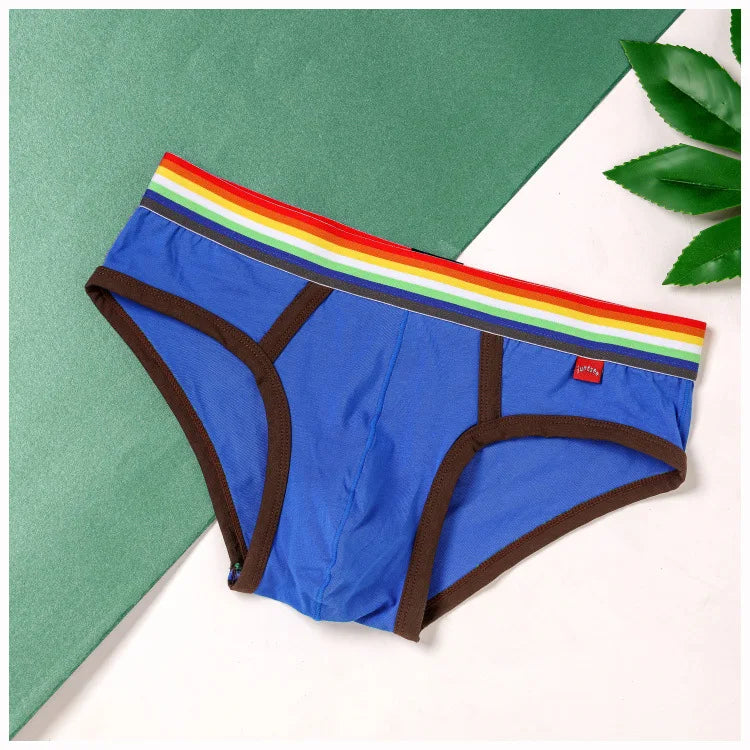 Rainbow-Waist Cotton Briefs