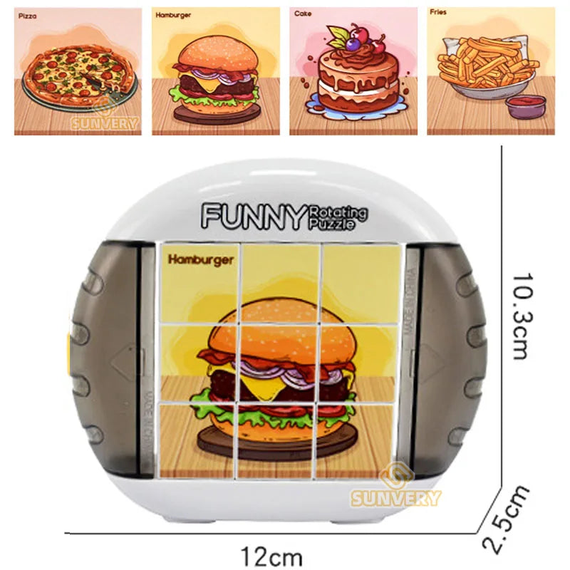 4IN1 Rotating Puzzle For Kids Fidget Toys 3 4 5 6 7 8 Year Old 4 Puzzles