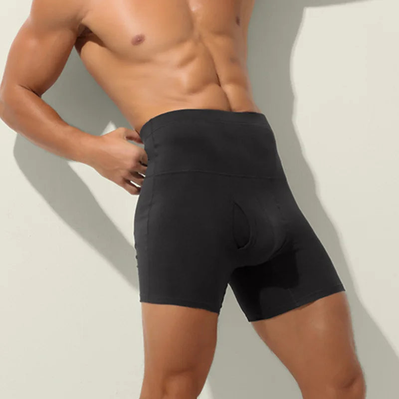 Men's High-Waist Long Boxer Briefs