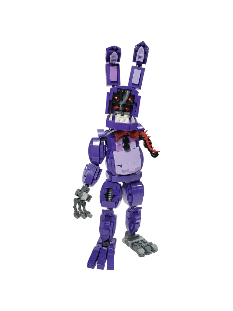 Building blocks set Withered Bonnie figurines accessory decoration adults bricks Decoration Christmas gift
