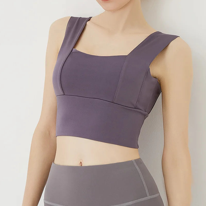 Women's Sleeveless Workout Crop Top