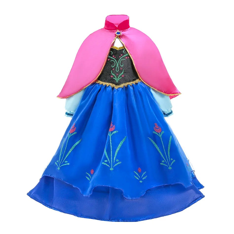 Girl Elsa Anna Dress Up Children Belle Snow White Jasmine Sofia Sleeping