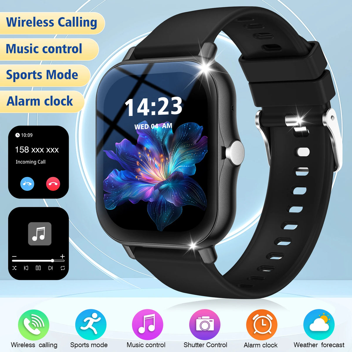Bluetooth Calling Smart Watch with Sports Modes
