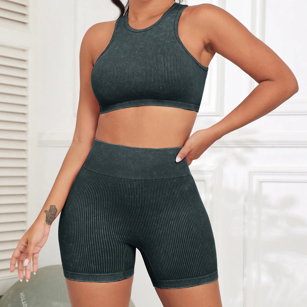 Women's Sleeveless Workout Crop Top