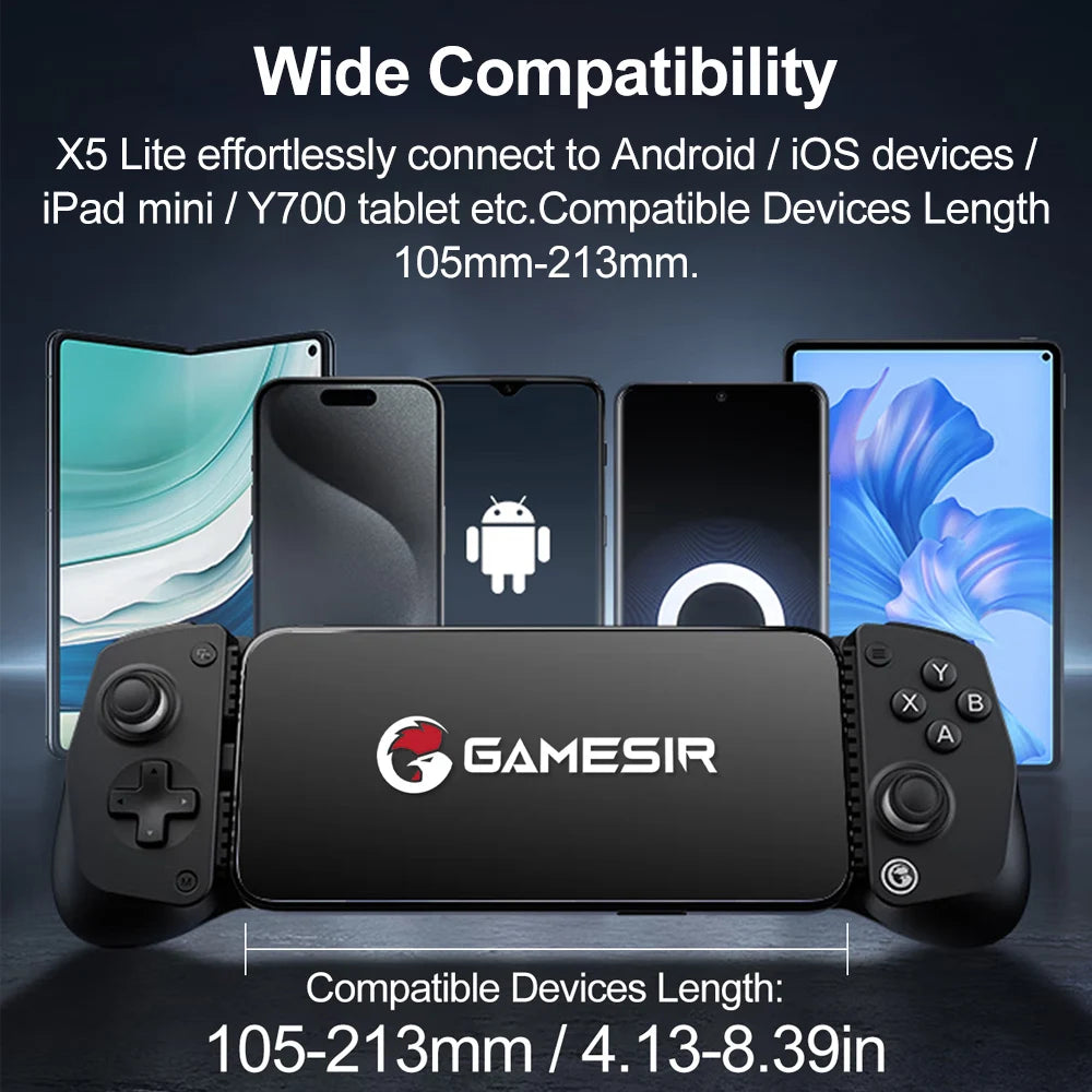 GameSir X5 Lite Mobile Gaming Controller Phone Gamepads For IPhone 17 16