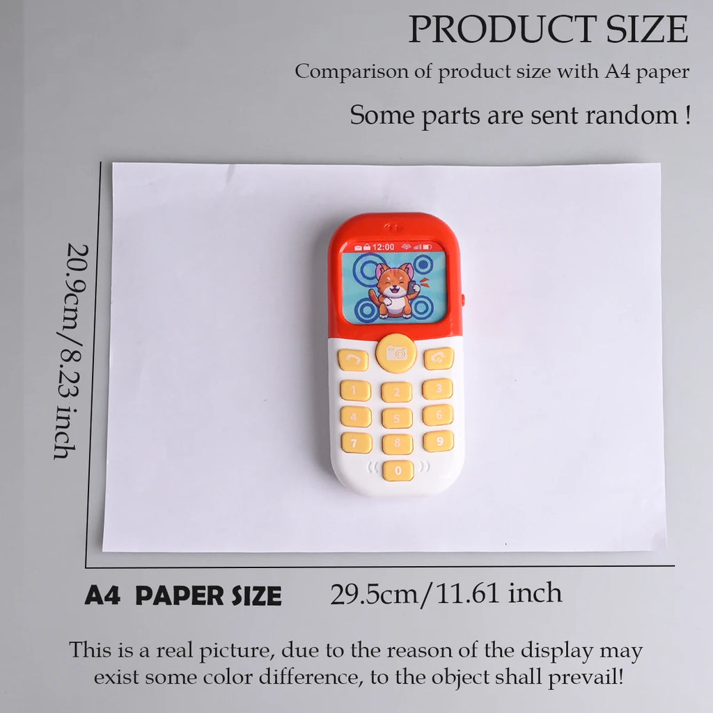 Smartphone Toys, Baby Phone With Music And Light Sound Interact Simulate