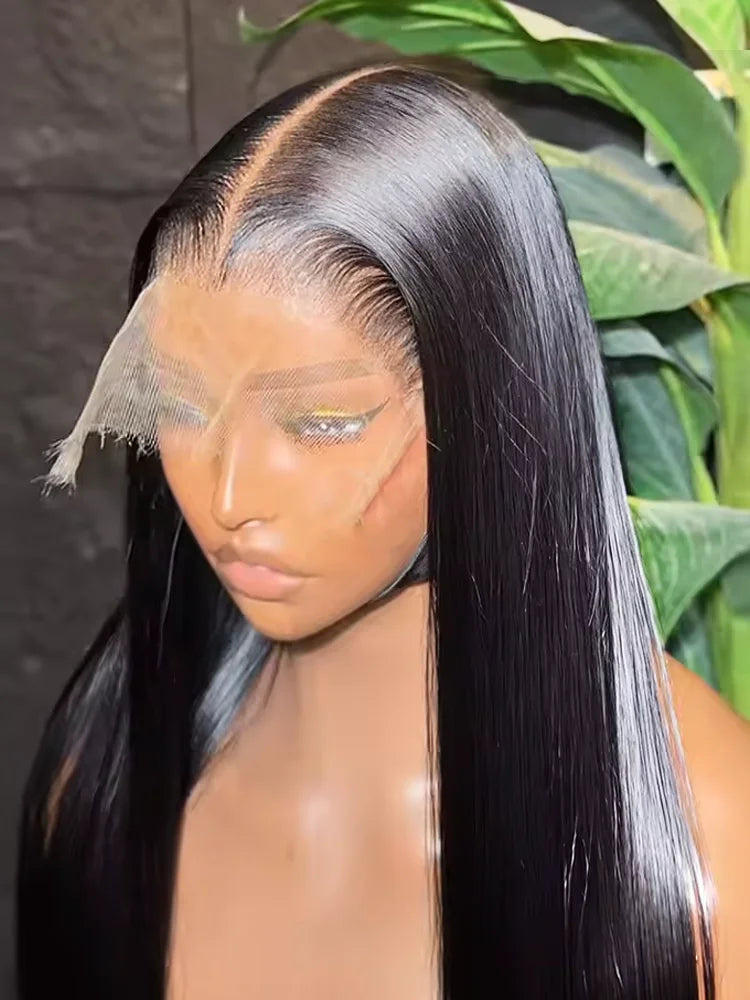 13x6 HD Lace Frontal Wig 100% Raw Human Hair Straight Lace Front Wig 30