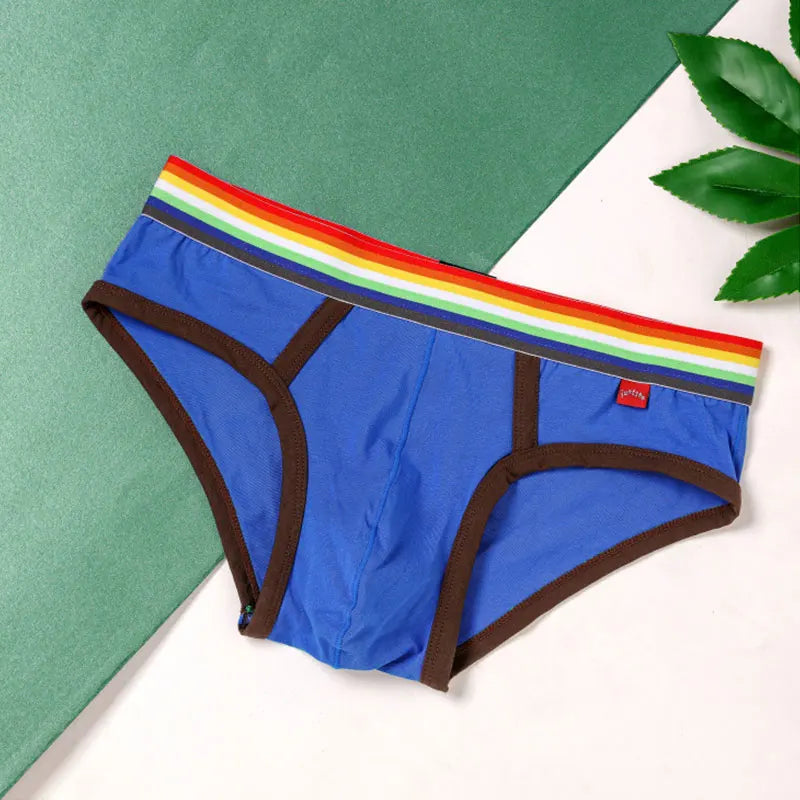 Rainbow-Waist Cotton Briefs