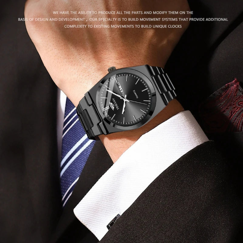 Men's Watch, Fashion Casual Ultra-thin Luminous Quartz Watch