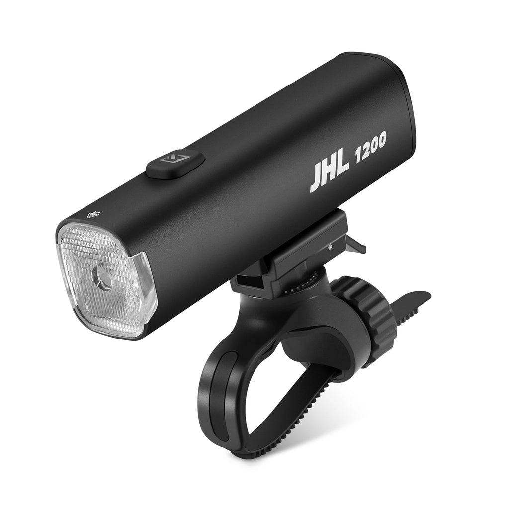 ROCKBROS Bicycle Light 1200LM 5000mAh Type-C Rechargeable Headlight Anti-glare Design IPX6 Flashlight Quick Release Bike Light