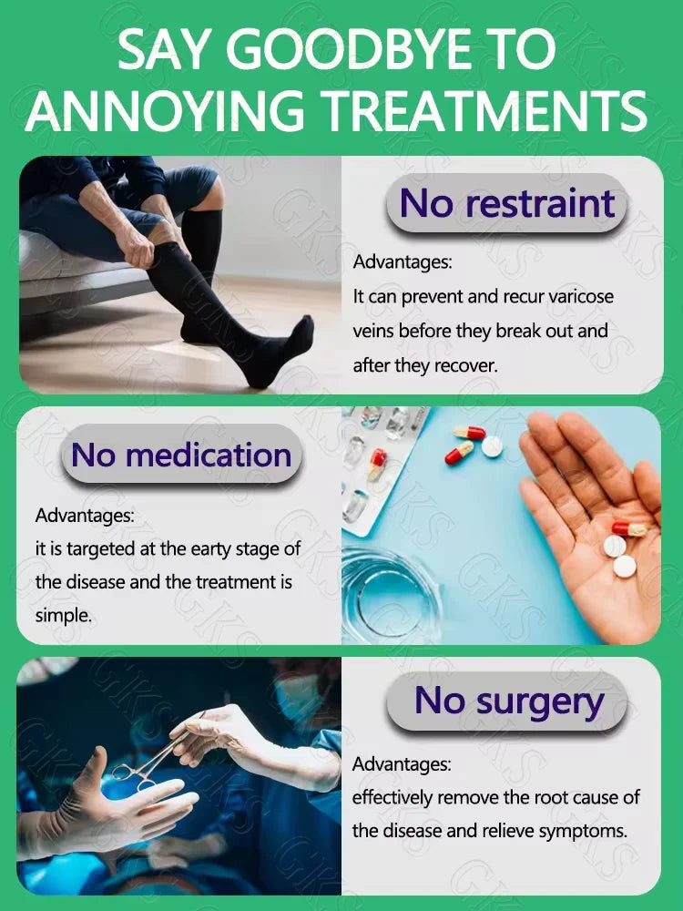 Suitable for all people aged 18 and above, helps remove venous blood clots.