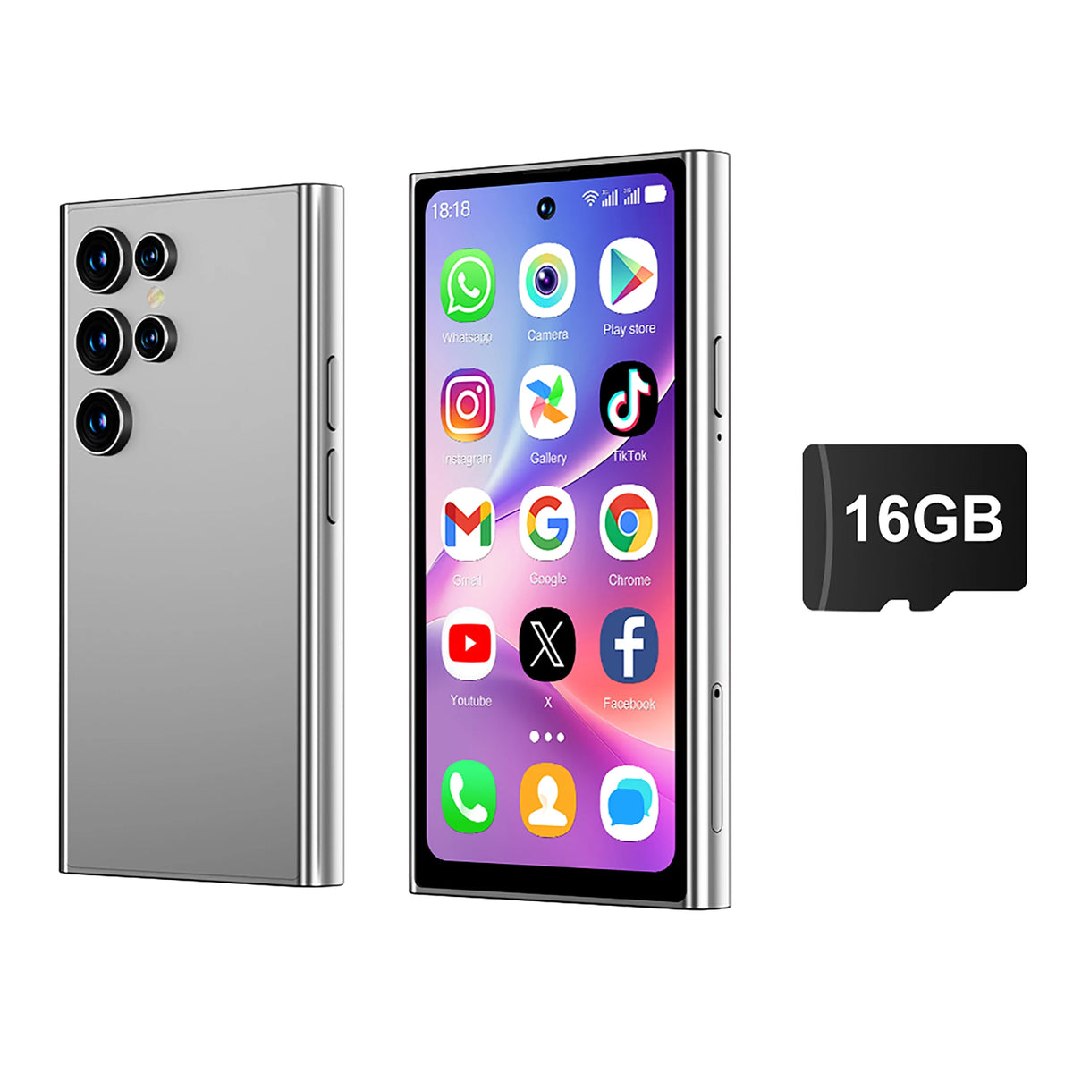 SERVO S27 Mini Android Smartphone – 2GB/16GB