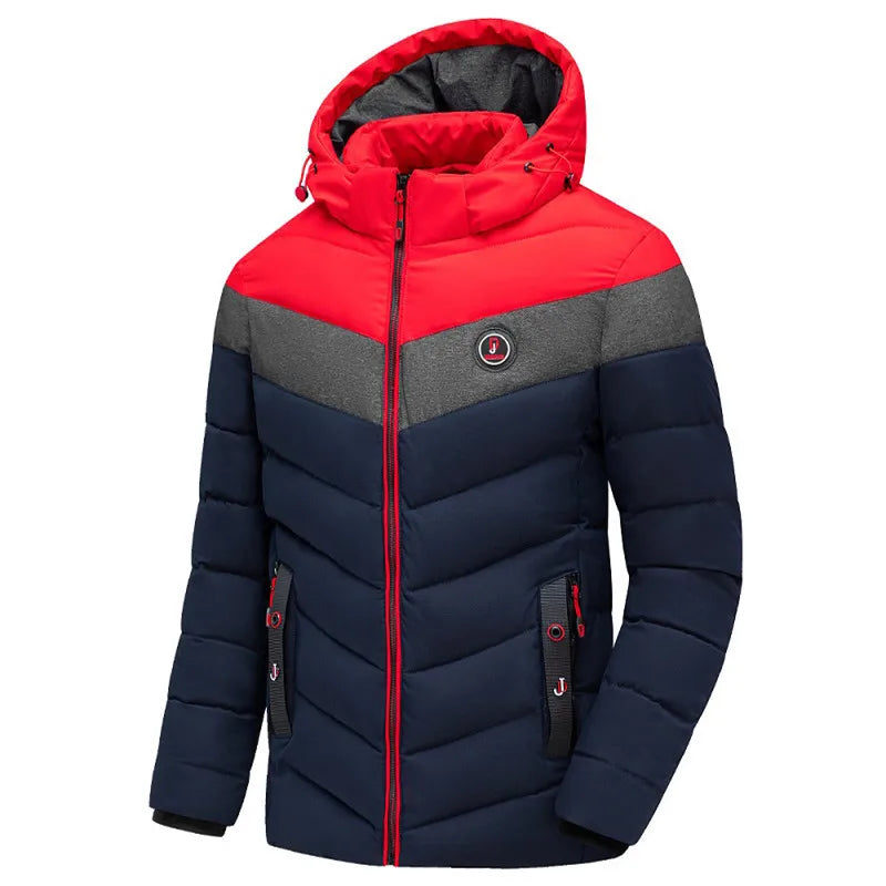Men's Fashion Windbreaker Winter Parka Male Jacket Overcoat Autumn Coat Windproof Streetwear Casual Warm Hombre New Outdoors