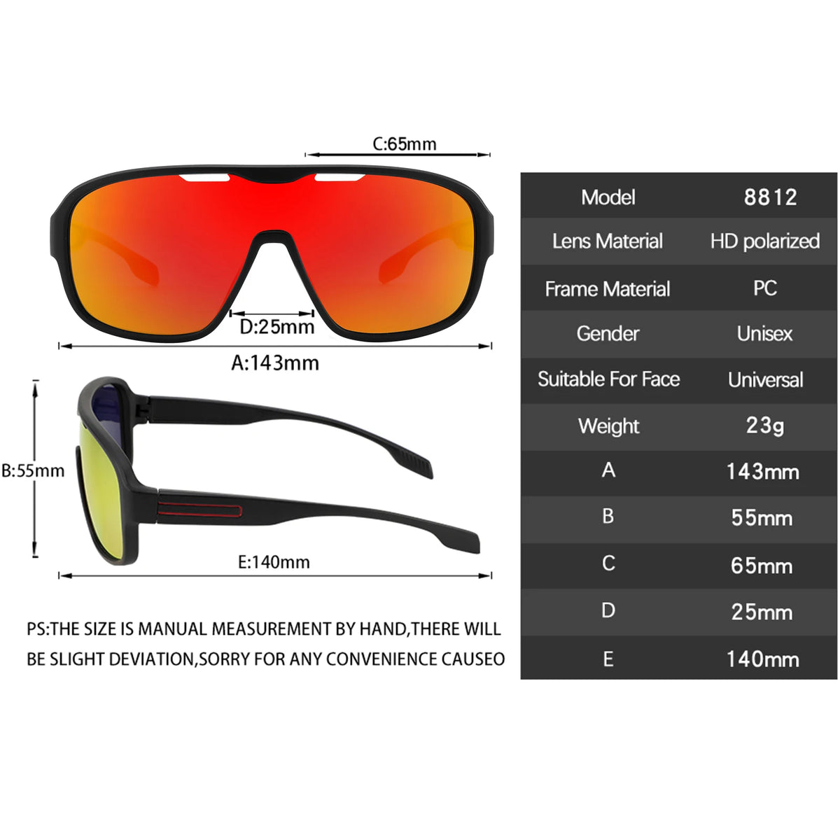 Polarized TR90 Sunglasses