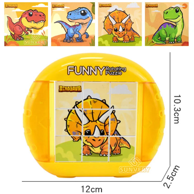 4IN1 Rotating Puzzle For Kids Fidget Toys 3 4 5 6 7 8 Year Old 4 Puzzles