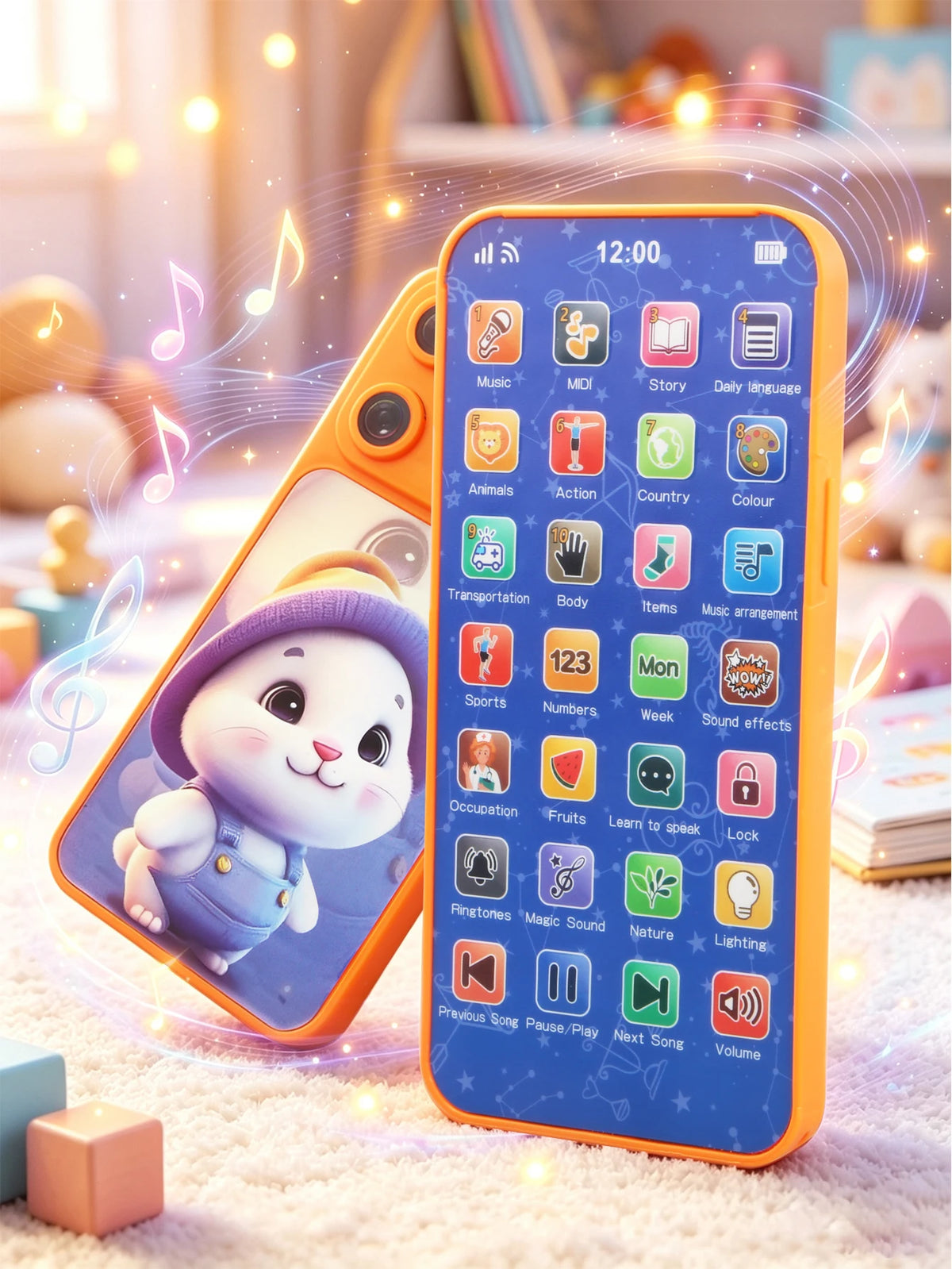 Children'S Smart Realistic Toy Smartphone Educational Early Learning