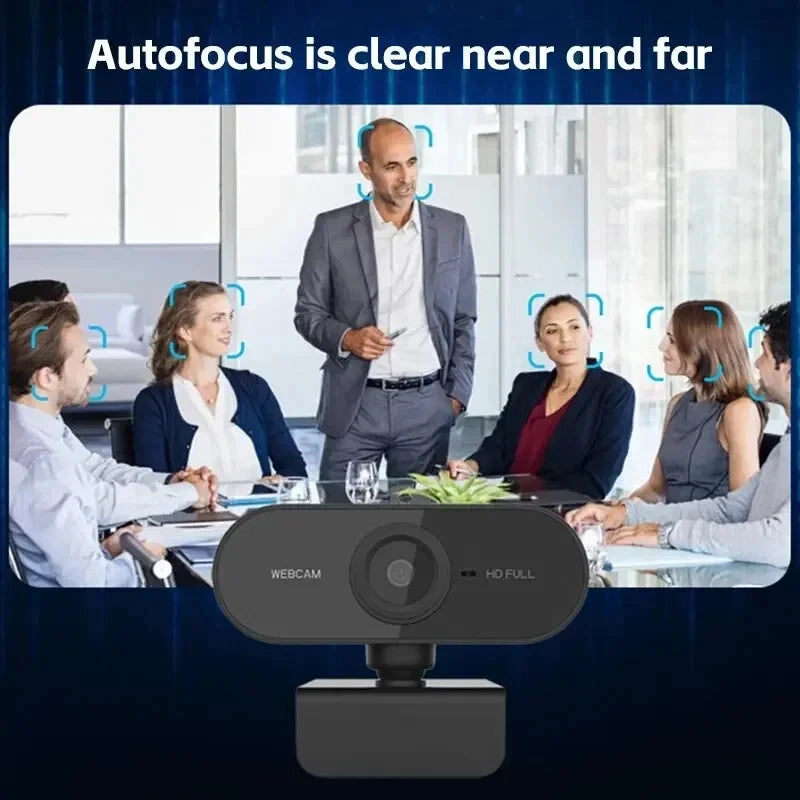 NEW Webcam 1080P Mini Camera 2K Full HD Webcam with Microphone 30fps USB Web Cam for Auto Focus PC Laptop Video Shooting Camera