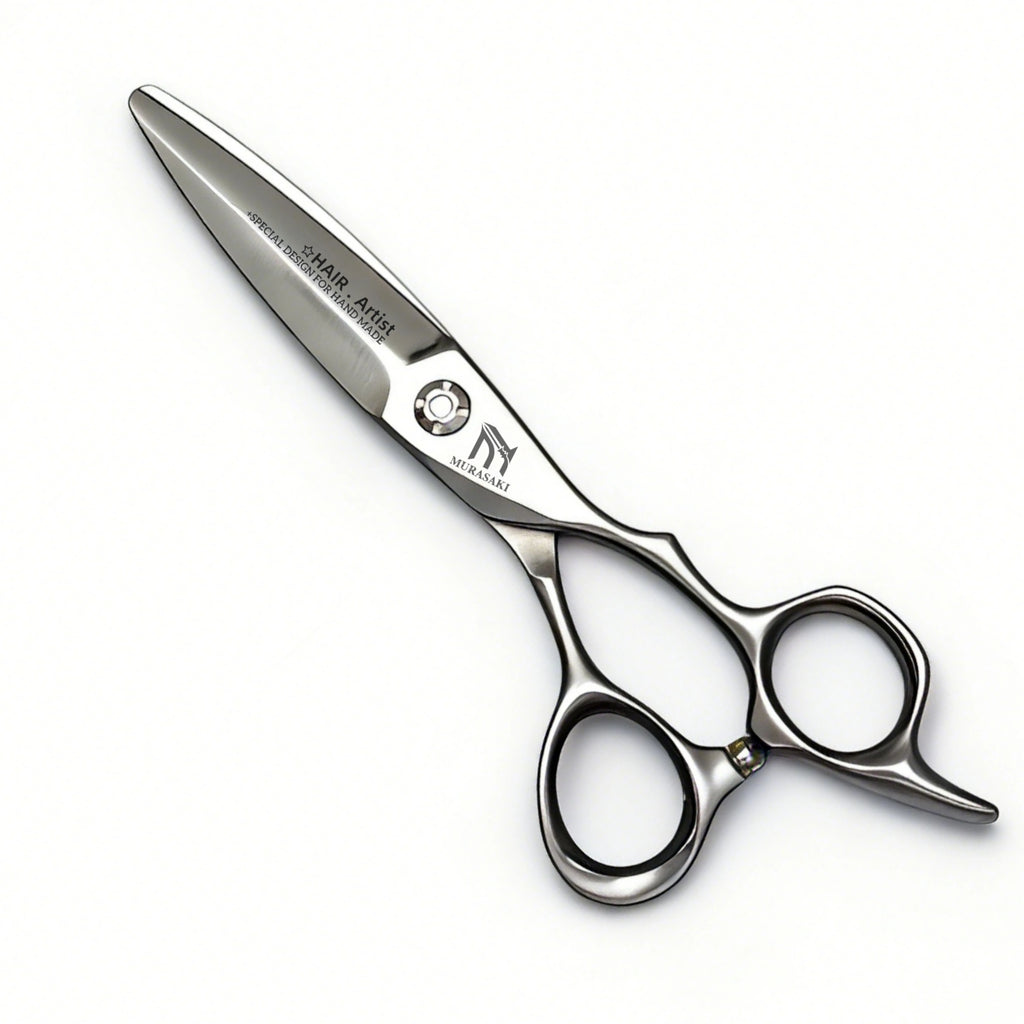 Professional VG10 Steel Barber Scissors, 5.75 Inch Willow Leaf Single-Sided Sharp Blade, Specialized for Regulating Hair Volume