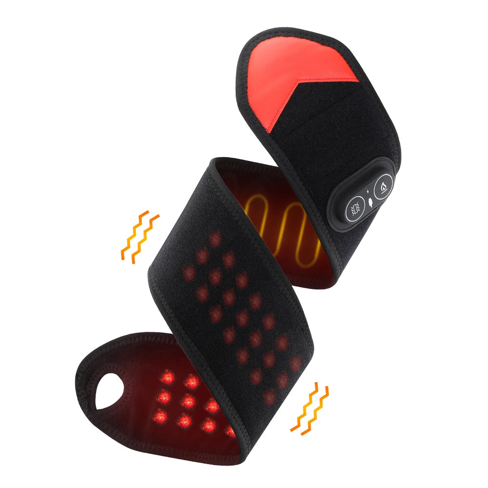Wireless Vibration Heating Wrap 36pcs LED Beads 660&850nm Red Light