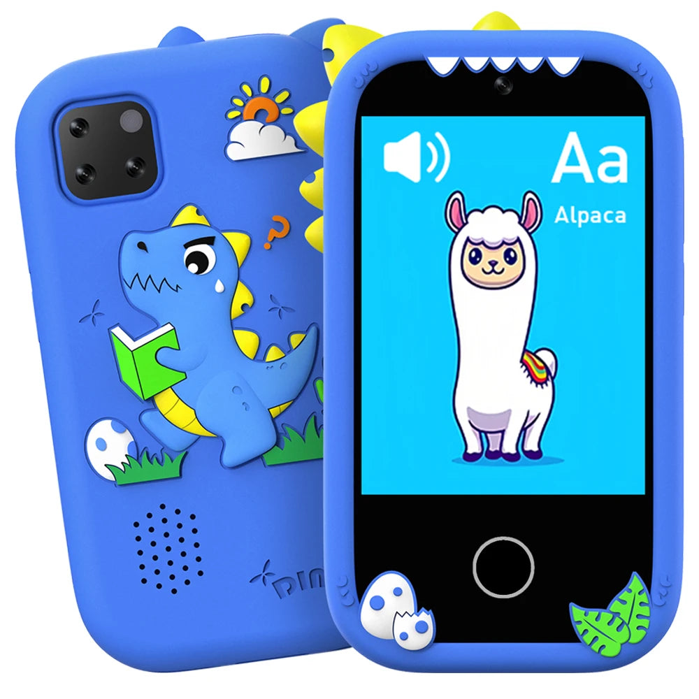 Upgrade Kid Smart Phone Toy 2.8 Inch Touch Video Recording Music Player