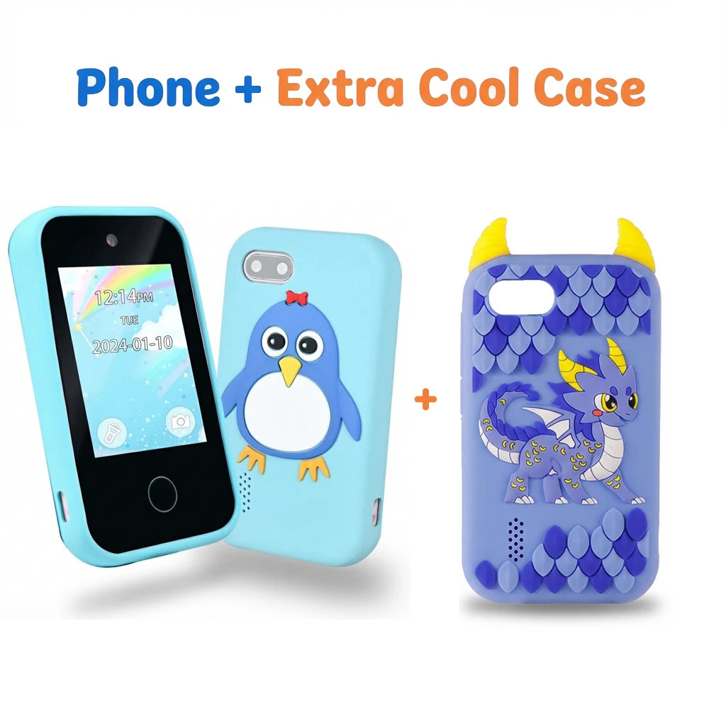 Kids Smart Toy Phone 44 Puzzle Games MP3 Player Camera Touchscreen