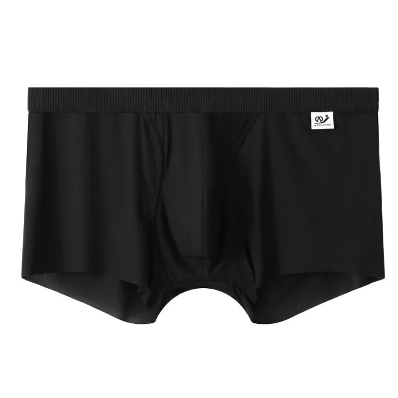 Men Panties Mens Ice Silk Boxers Seamless Sexy Underwear Man Ultra-thin Breathable Boxer Shorts Boxershorts