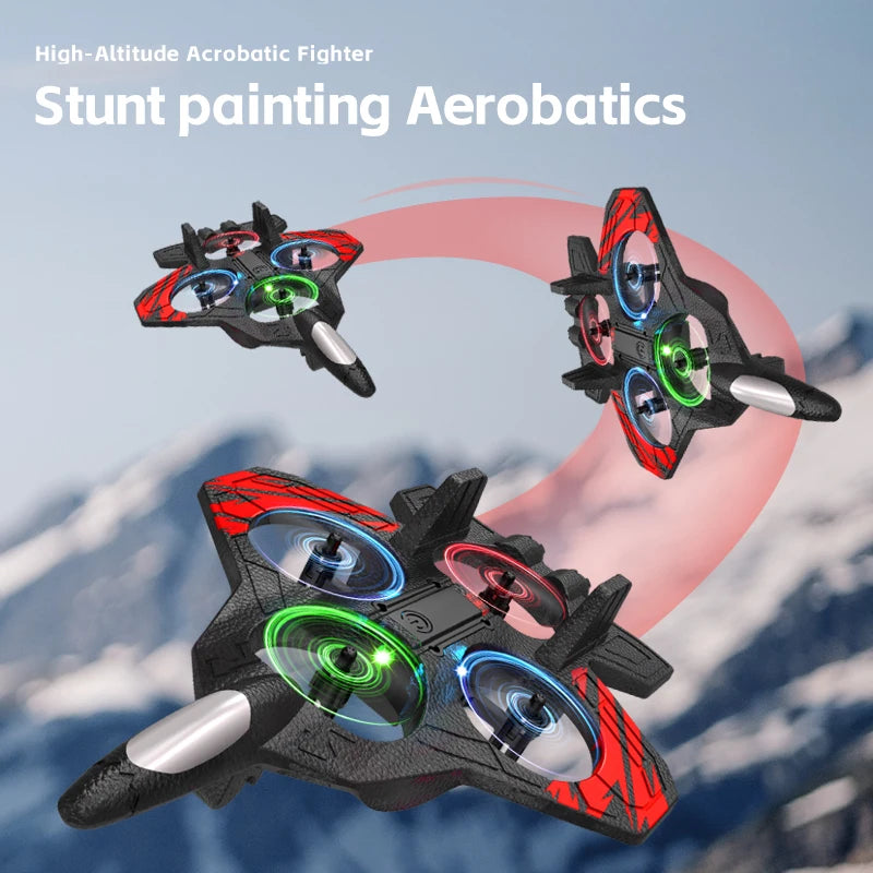 Q3 EPP Foam Fighter RC Drones 2.4G 4‑Axis Stunt Aircraft With LED Lights