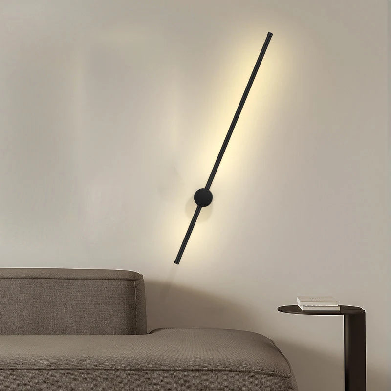 350° Rotatable LED Wall Lamps for TV Background Aluminum Hardwired LED Wall Lights Corridor Wall Sconce for Bedroom Living Room