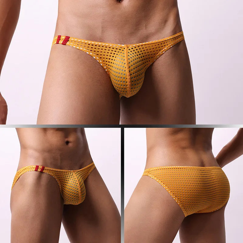 Breathable Mesh Low-Rise Briefs