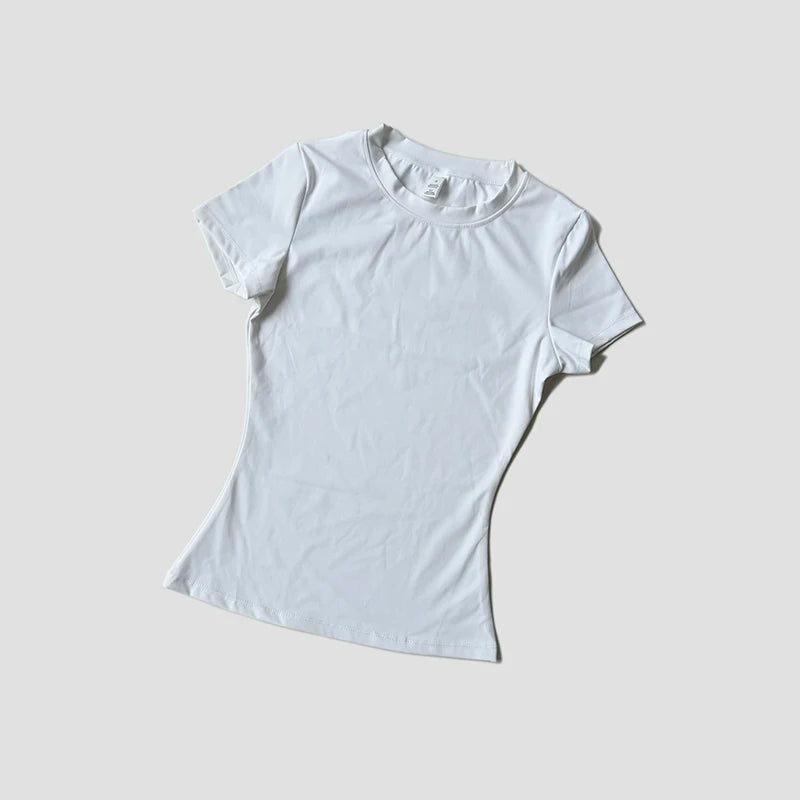 Women Yoga Top Seamless Sport T Shirts Fitness Clothes Short Sleeve Yoga