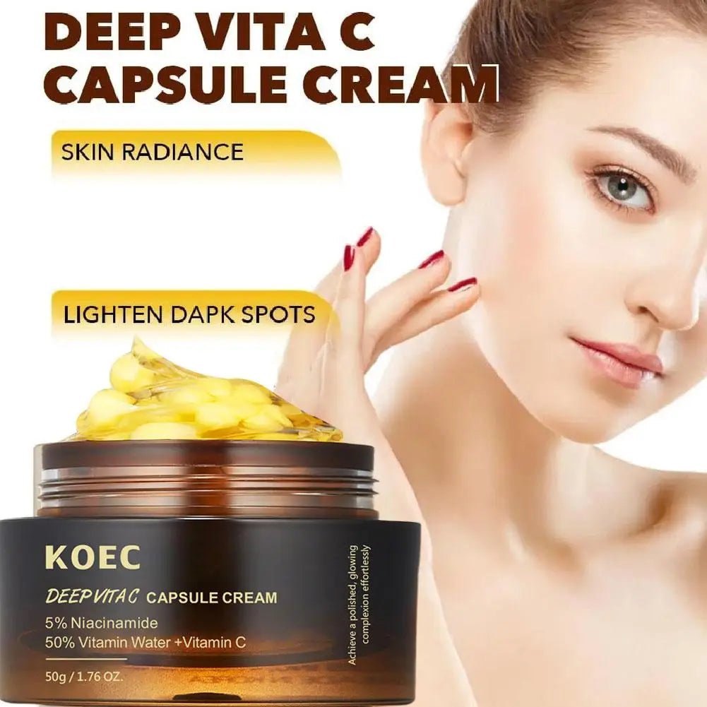 PDRN Pink Collagen Capsule Cream 5% Niachinamide VC Whitening Hydrolyzed
