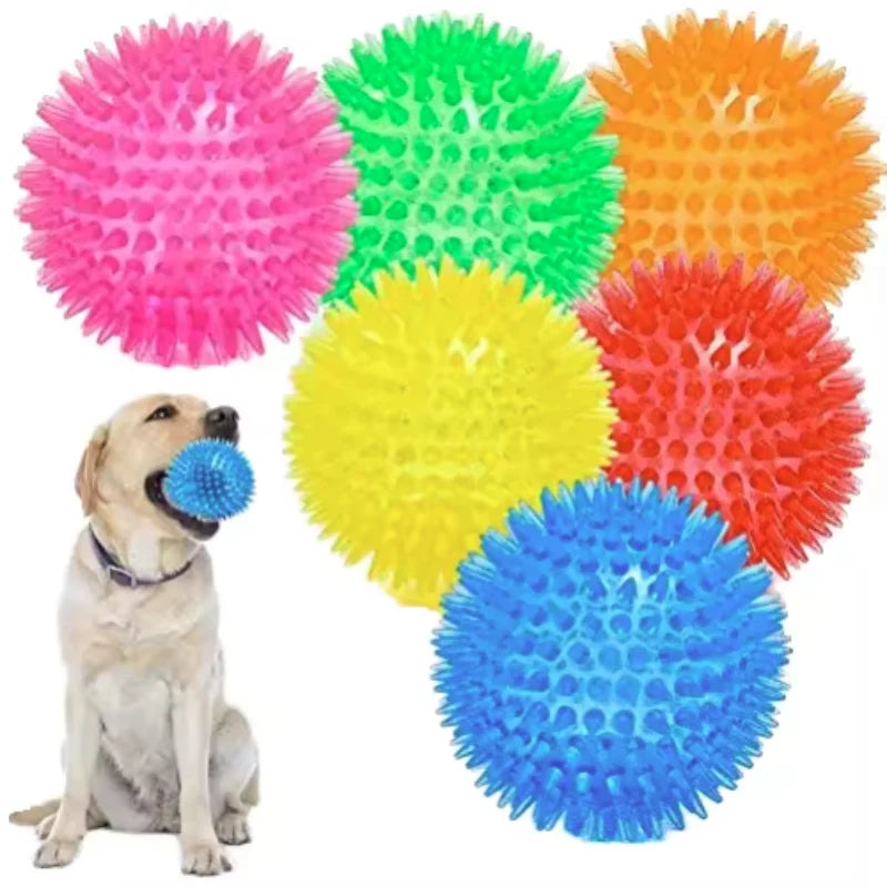 Pet Toy Ball For Cats And Dogs - Sounding Tooth Cleaning Chew Ball