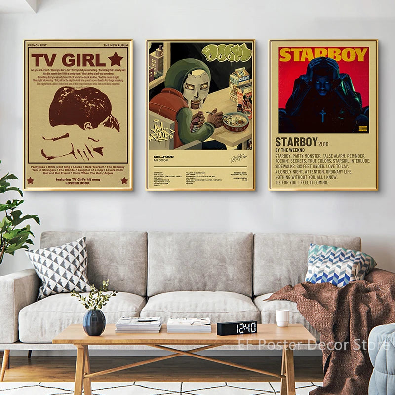 Mitski/Lizzy Grant/TV Girl/Tame Impala Poster Music Album Aesthetics Art