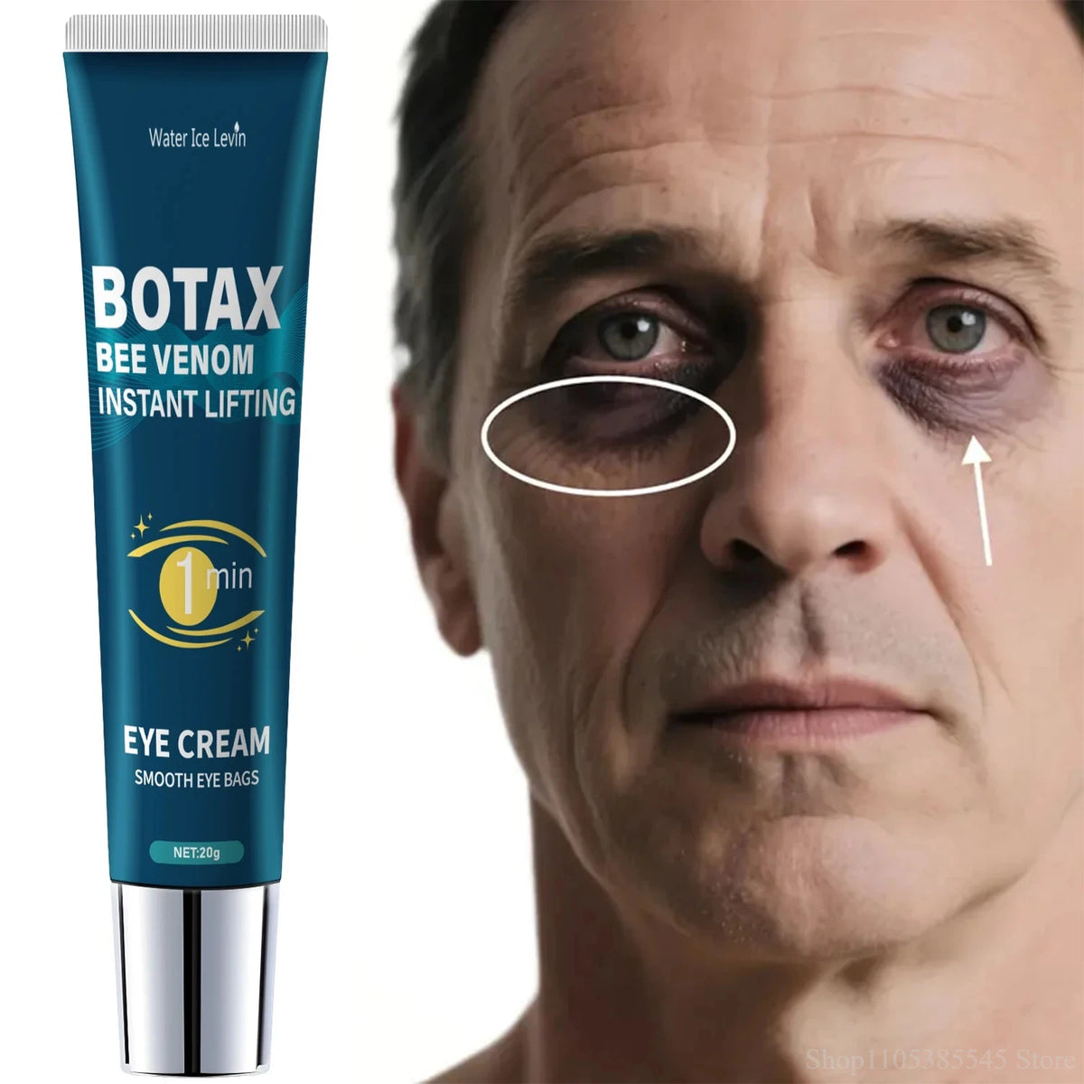 Hydrating Eye Gel, Minimizes Puffiness, Formulated with Caffeine, Aloe Vera & Panthenol, Soothes and Refreshes Eye Skin, Oil-Fre
