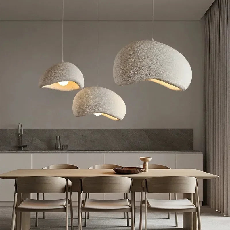 Minimalism Wabi Sabi LED Pendant Lamps For Living Dining Room Restaurant Loft Decor Hanging Chandelier Art Suspension Luminaire