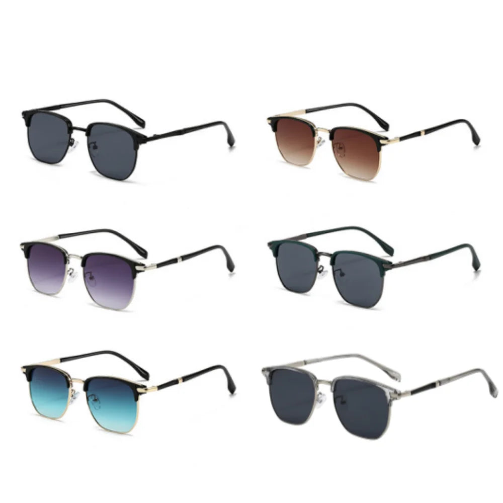 Vintage Half-Frame Sunglasses