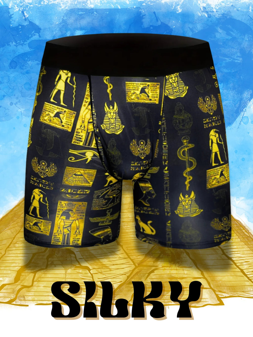 Printed Long-Leg Boxer Shorts