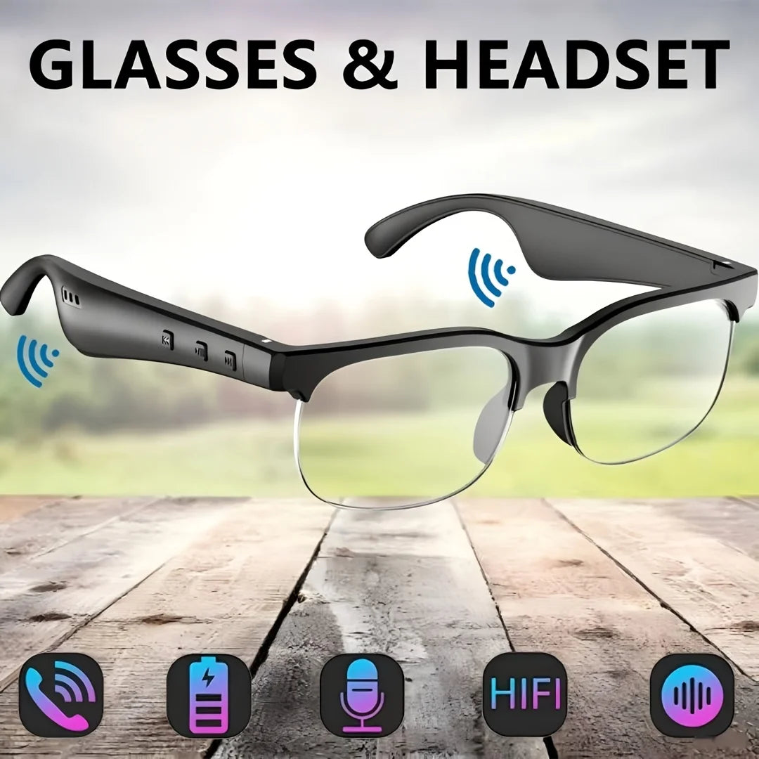 Smart Glasses Earphones With Audio And Voice Call Functionality For
