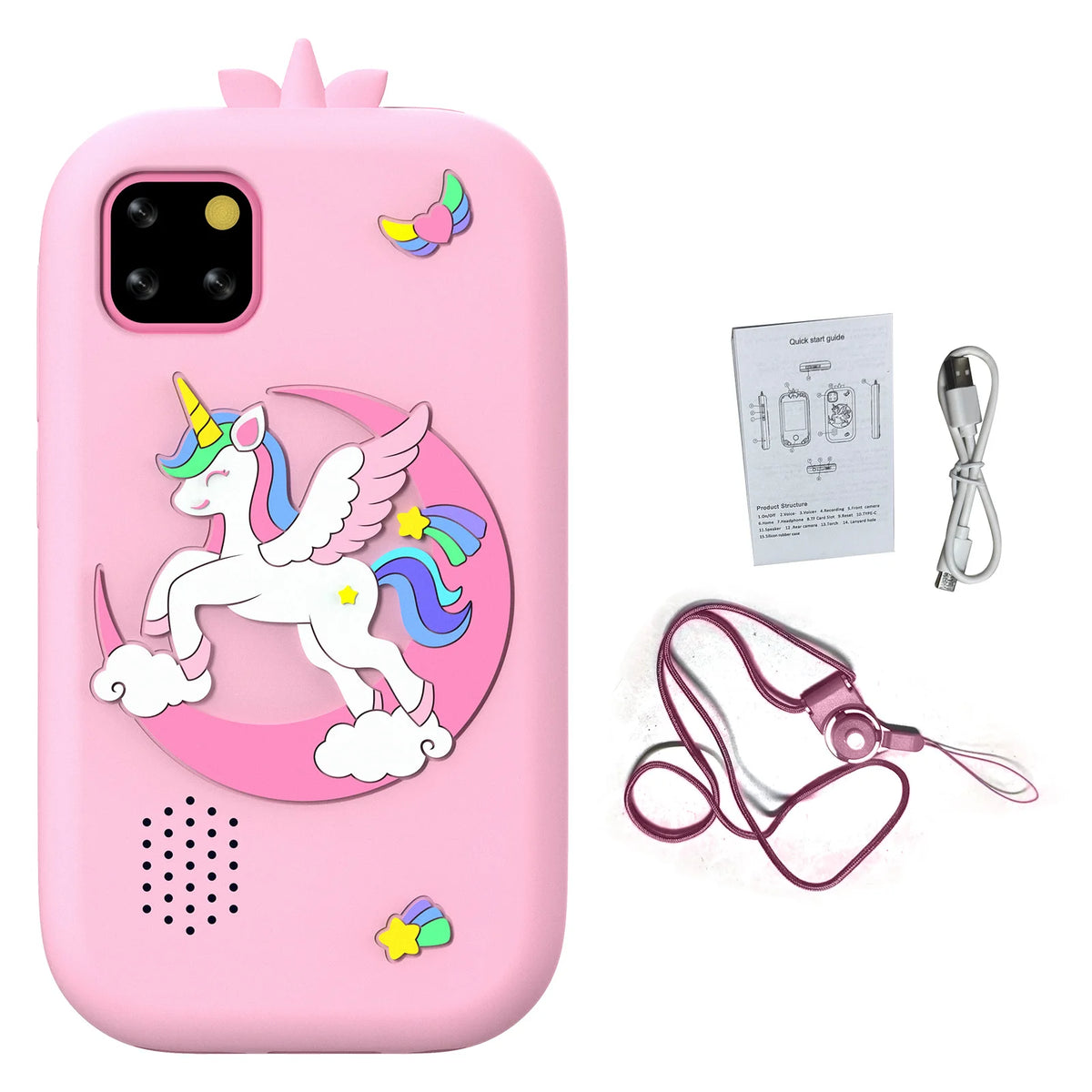 2.8-Inch Touchscreen Kids Smart Phone With Games Camera MP3/MP4 Player