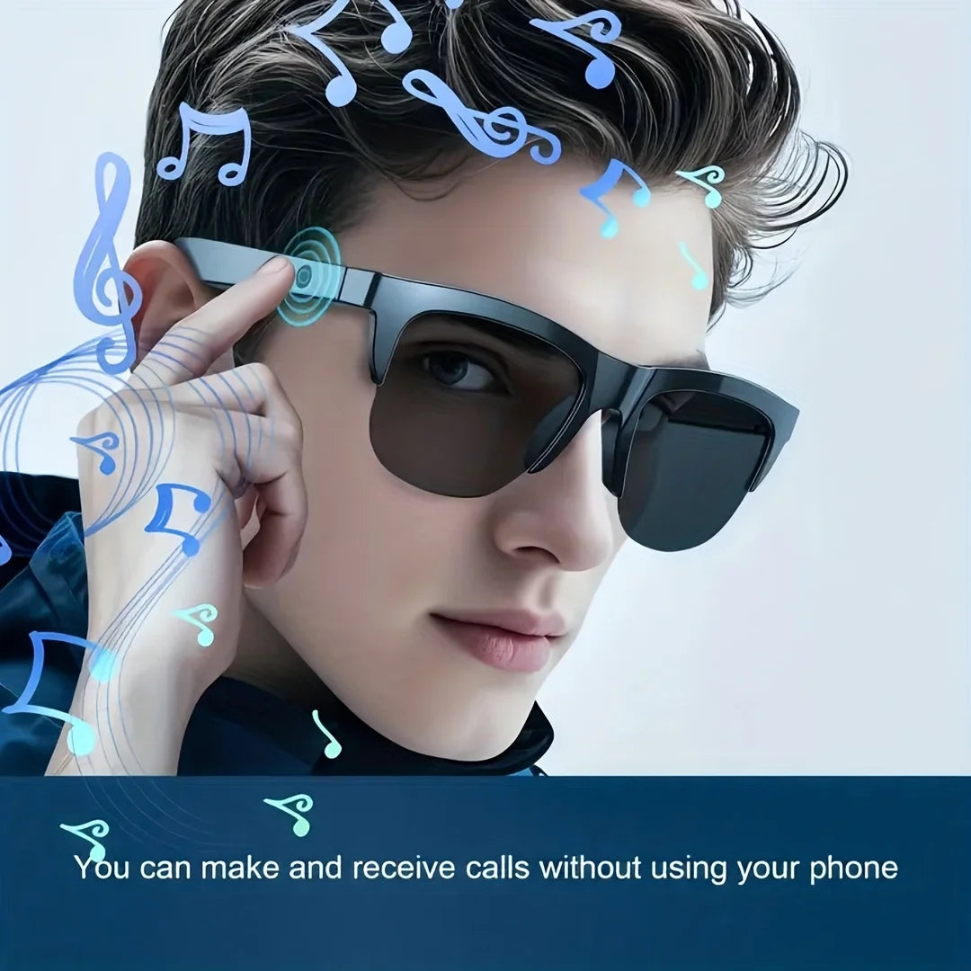 Smart Glasses Earphones With Audio And Voice Call Functionality For