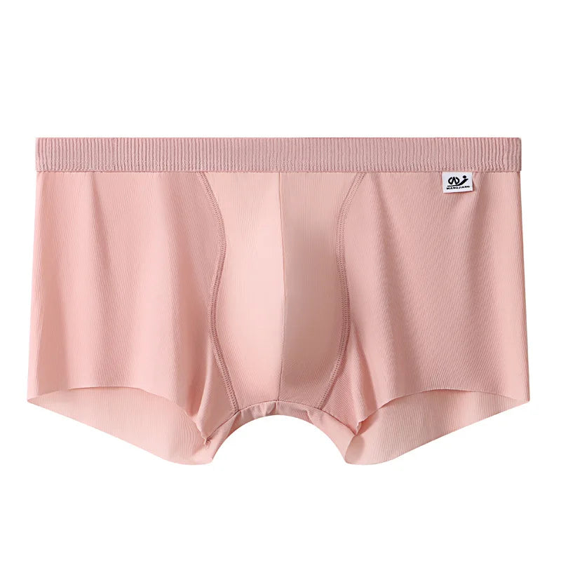 Men Panties Mens Ice Silk Boxers Seamless Sexy Underwear Man Ultra-thin Breathable Boxer Shorts Boxershorts