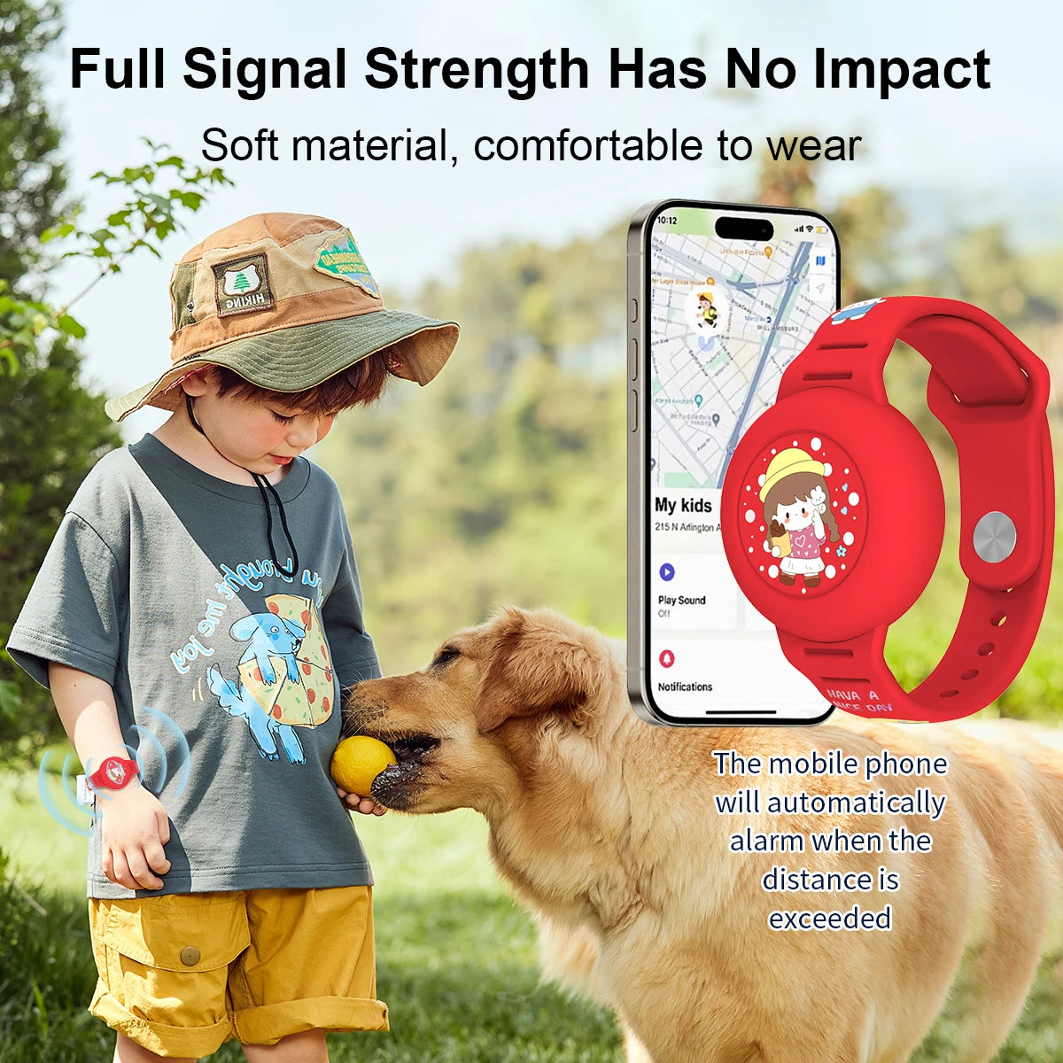 Airtag Bracelet For Kids Air Tag Watch Holder Wristband Waterproof