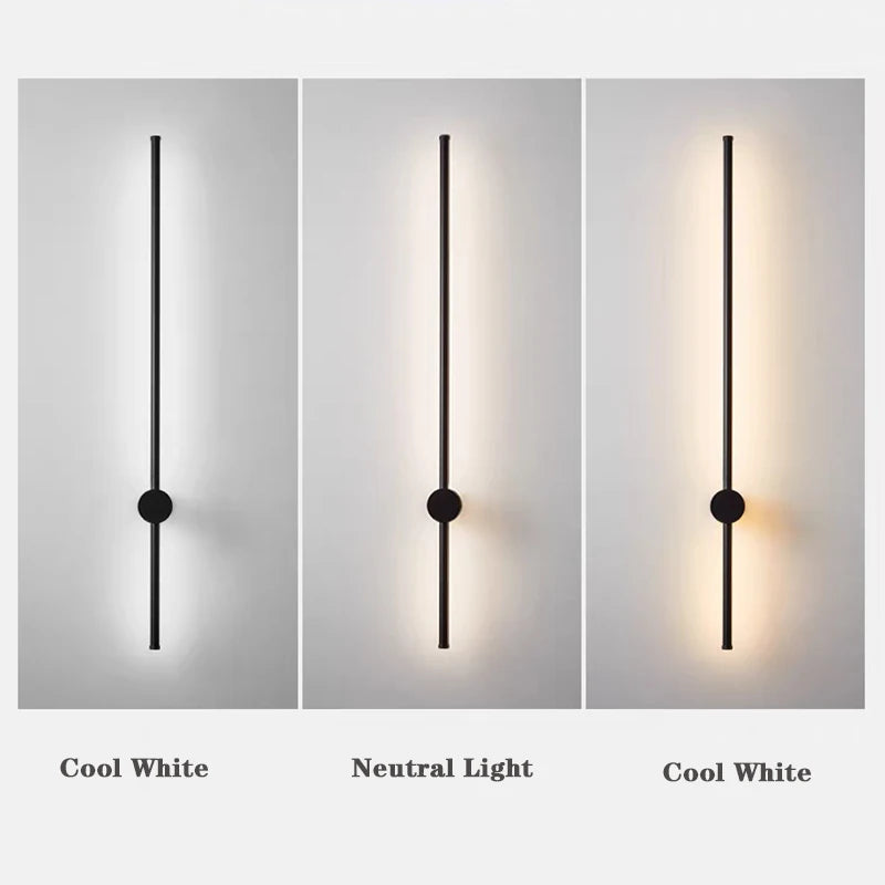 350° Rotatable LED Wall Lamps for TV Background Aluminum Hardwired LED Wall Lights Corridor Wall Sconce for Bedroom Living Room