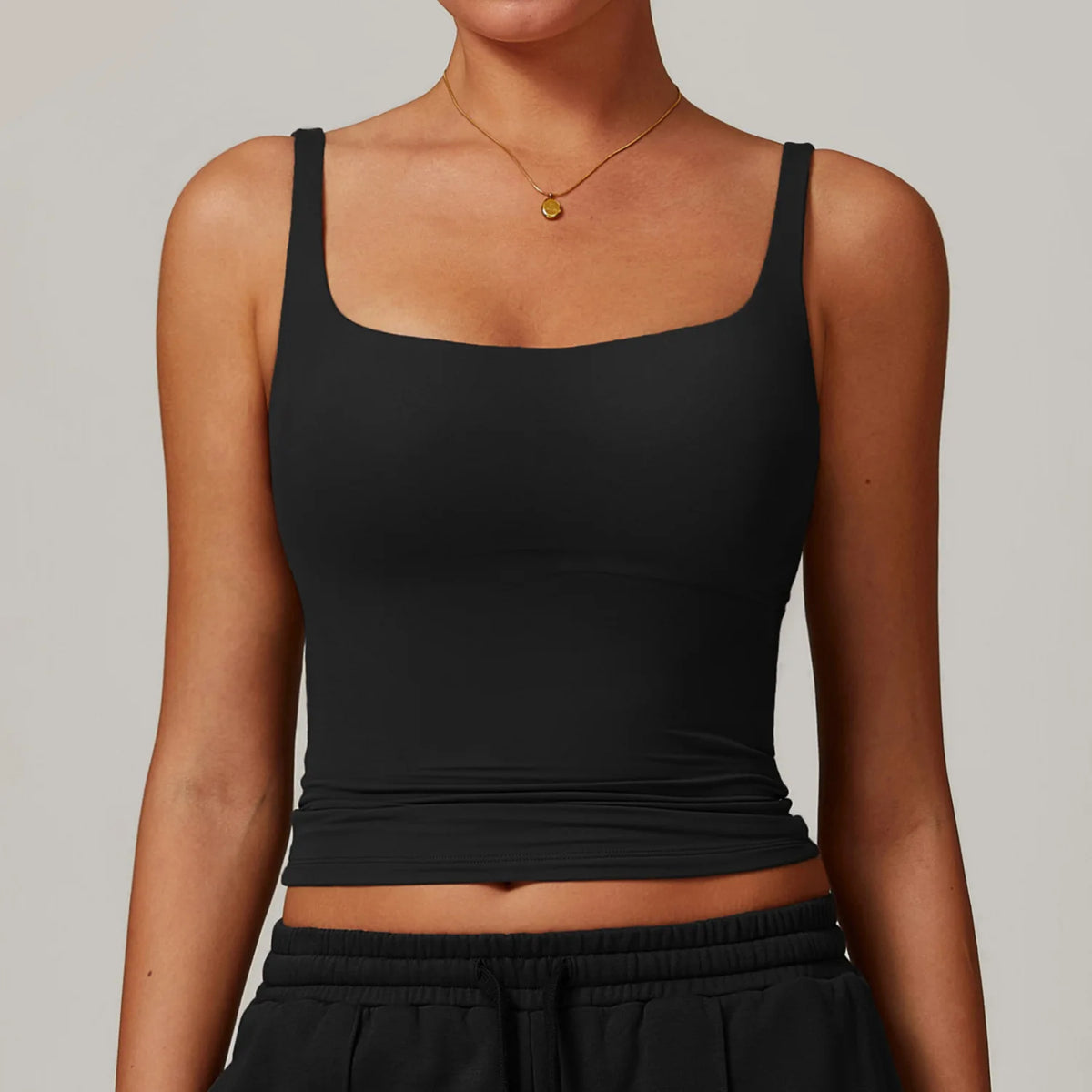 Women's Sleeveless Workout Crop Top