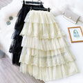 Women Skirts Cake-Style Skirt Spring Summer Lace Skirts Ladies