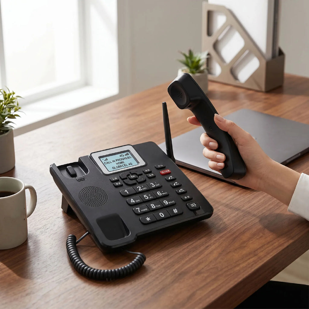 Wireless GSM Desk Telephone Antique 4G Mobile Unlocked Retro Cell Phone